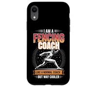 Appréciation de l'entraîneur d'escrime Instructeur d'escrime Enseignant d'escrime Coque pour iPhone XR
