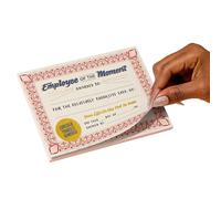 Appréciation des employés | Carnet de motivation pour les meilleurs employés | Certificat d'appréciation - pour les membres de l'équipe d'entreprise, les superviseurs, les leaders, les collègues, la