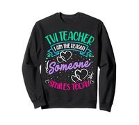 Appréciation des Enseignants malvoyants Souriant VIT Teacher Sweatshirt