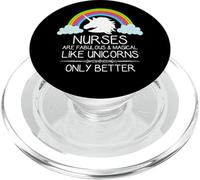 Appréciation des infirmières - Les infirmières sont comme des Licornes des Soins Infirmiers Amusants PopSockets PopGrip pour MagSafe