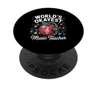 Appréciation des professeurs de Musique d'Okayest Apple Back to School PopSockets PopGrip Adhésif