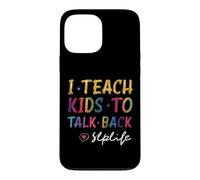 Appréciation des professeurs SLP J'apprends aux Enfants à Parler de la Vie SLP Coque pour iPhone 13 Pro Max