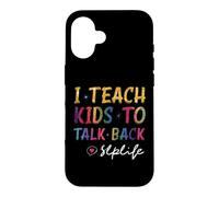 Appréciation des professeurs SLP J'apprends aux Enfants à Parler de la Vie SLP Coque pour iPhone 16