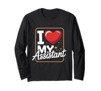 Appréciation du secrétaire administratif « I Love My Assistant Admin Secretary » Manche Longue