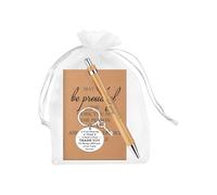 Appréciation pour les employés | Carnet porte-clés stylo de remerciement - Be Proud of the Work You Do | Pour collègues, infirmières, employés, enseignants de Noël