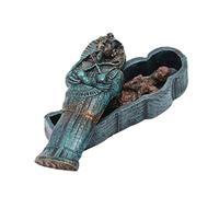Apprelady Décoration d'aquarium, 1 pièce, Roi égyptien Toutankhamon, Pharaon, sarcophage, Cercueil avec Figurine de Momie, Ornement d'aquarium, Pierre tombale, Sculpture Historique.