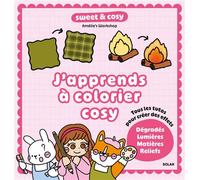 Apprendre à dessiner et à colorier cosy - Amélie's Workshop - Solar - broché - Livre-jeu