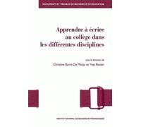 Apprendre À Écrire Au Collège Dans Les Différentes Disciplines