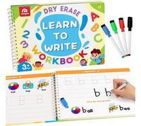 Apprendre À Écrire Un Cahier D'exercices, Des Lettres De Chiffres, Un Livre De Pratique, Des Mots De Vue De L'alphabet Abc Écriture Manuscrite Jouet Éducatif Montessori Pour Enfants