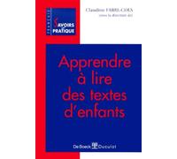 Apprendre à lire des textes d'enfants