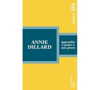 Apprendre à parler à une pierre - Annie Dillard - Bourgois - Poche - Roman