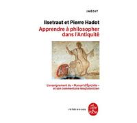 Apprendre à philosopher dans l'antiquité-inédit