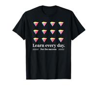 Apprendre Chaque Jour. Étudier Tester Programmer Pastel T-Shirt