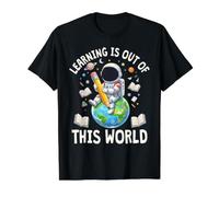 Apprendre est Hors de ce Monde cole d'astronautes T-Shirt Graphique avec Valeur