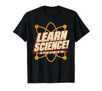 Apprendre l'avenir de la Science dépend de Votre Atome T-Shirt Graphique avec Valeur