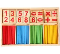 Apprendre le jeu mathématique, jouet de développement de l'intelligence coloré, beau, sûr, attractif, efficace, portatif, pré-école à domicile pour les enfants de la maternelle