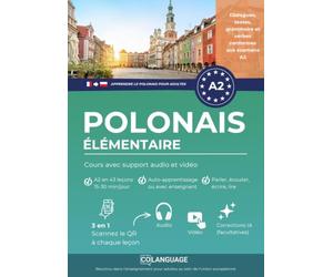 Apprendre le polonais A2 élémentaire. Cours avec support audio et vidéo: Apprendre le polonais avec exercices, grammaire et vocabulaire. Idéal pour ... pour cours en classe. Pour Certyfikat Polski.