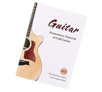 Apprendre les chansons de guitare et la théorie musicale - Texture du papier - Convient pour les adultes débutants avec leçons vidéo - Cahier d'exercices de guitare imprimé avec vidéo