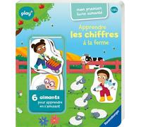 Apprendre les chiffres à la ferme - Mon premier livre aimanté - Kathrin Lena Orso - Ravensburger - Jeux livres objets