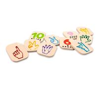Plantoys Hand Sign Numbers 1 - 10