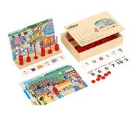Apprendre les mathématiques - Trouver et compter jusqu?à 10 - jeu Montessori