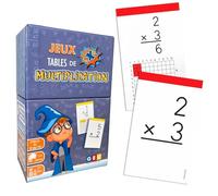 Apprendre Les Tables de Multiplication | Table de Multiplication Montessori | Jeux Tables de Multiplication avec Cartes Effaçables - Tables du 0 au 10 - Editorial GEU