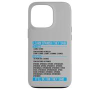 Apprendre l'espagnol Ils Ont Dit l'humour de conjugaison Coque pour iPhone 13 Pro