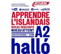 Kristin Jonsdottir – Apprendre l'islandais – Méthode de langue – Niveau Débutant A2 – Broché