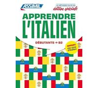 Apprendre L'italien Débutants & Faux-Débutants B2 - Pack Avec 1 Téléchargement Audio Et 1 Livret De 100 Qcm Niveau A2