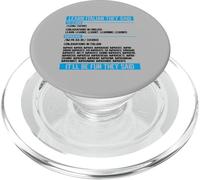 Apprendre l'italien They Said Imparare Verbe Conjugation Drôle PopSockets PopGrip pour MagSafe