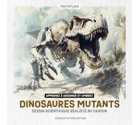 Apprenez à Dessiner et Ombrez Dinosaures Mutants: Dessin Scientifique Réaliste au Crayon