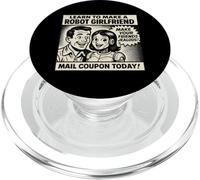 Apprenez à Faire Une Petite Amie Robot publicité Comique rétro PopSockets PopGrip pour MagSafe