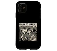 Apprenez à survivre dans Une Apocalypse Dystopique Retro Comic Ad Coque pour iPhone 11