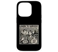 Apprenez à survivre dans Une Apocalypse Dystopique Retro Comic Ad Coque pour iPhone 14 Pro