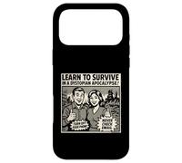 Apprenez à survivre dans Une Apocalypse Dystopique Retro Comic Ad Coque pour iPhone 17 Pro Max