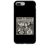 Apprenez à survivre dans Une Apocalypse Dystopique Retro Comic Ad Coque pour iPhone 7 Plus/8 Plus