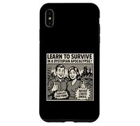 Apprenez à survivre dans Une Apocalypse Dystopique Retro Comic Ad Coque pour iPhone XS Max