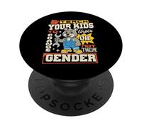 Apprenez à Vos Enfants à Changer Leur Huile et Non Leur Sexe PopSockets PopGrip Adhésif