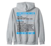 Apprenez Le français qu'ils Ont Dit drôle Sweat à Capuche