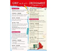 Apprenez les temps de l'anglais avec notre tableau A4 - l'outil d'apprentissage et de révision parfait Voyez comme il est facile d'apprendre la grammaire et d'améliorer vos compétences linguistiques