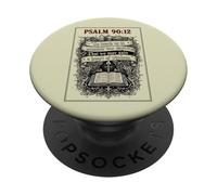 Apprenez-Nous à numéroter nos Jours Bible Christian Faith PopSockets PopGrip Adhésif