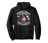 Apprenti Sorcier en Mission Illustration Magique Sweat à Capuche