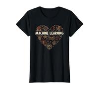 Apprentissage Automatique - I Love ML Science T-Shirt Graphique avec Valeur