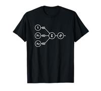 Apprentissage Automatique par Intelligence Artificielle du réseau neuronal Rosenblatt Perceptron T-Shirt
