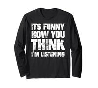 Apprentissage de la Perte auditive de l'oreille sourde ASL - I´m Listening Funny Manche Longue