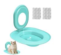 Apprentissage De La Toilette pour Chat | Outil Éducation Propreté Animaux | Kit D'éducation Au Pot avec Revêtement Anti-Adhésif pour Maison, Appartement Et Salle De