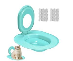 Apprentissage De Propreté Pour Chats Anti-Basculement Multifonction Haute | Siège De Toilette Éducateur Pour Chaton Maison Appartement Salle De Bain Wc Pot Intérieur