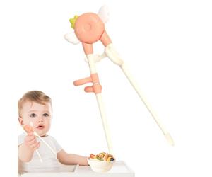 Apprentissage Des Baguettes,Support à Boucle Détachable - Réutilisable,Solutions Pour Mangeurs Difficiles, Outil D'Apprentissage Des Baguettes, Ustensiles Pour Et Assistant Pour Les