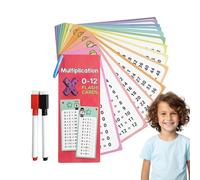 Apprentissage des cartes mathématiques - Activités mathématiques pour les tout-petits, cartes éducatives avec anneaux | Jeux portables parfaits pour les voyages et les loisirs, cartes éducatives pour