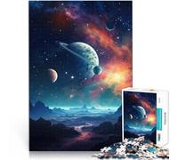 Apprentissage éducatif Œuvre d'art Cosmos Puzzle Adulte 1000 pièces 26x38cm Chaque pièce est Unique - Jeu Familial Stimulant et Amusant